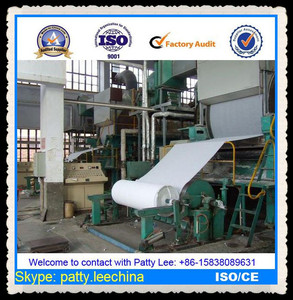15-20 ton/days 1575mm width thermic paper making machine, raw product: the scraps paper, paperboard's past - Product Image 6