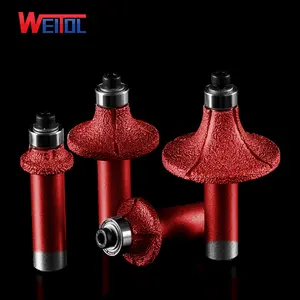 WeiTol 12.7mm diamond emery router bit ogee profile milling cutter CNC machine tools for stone granite