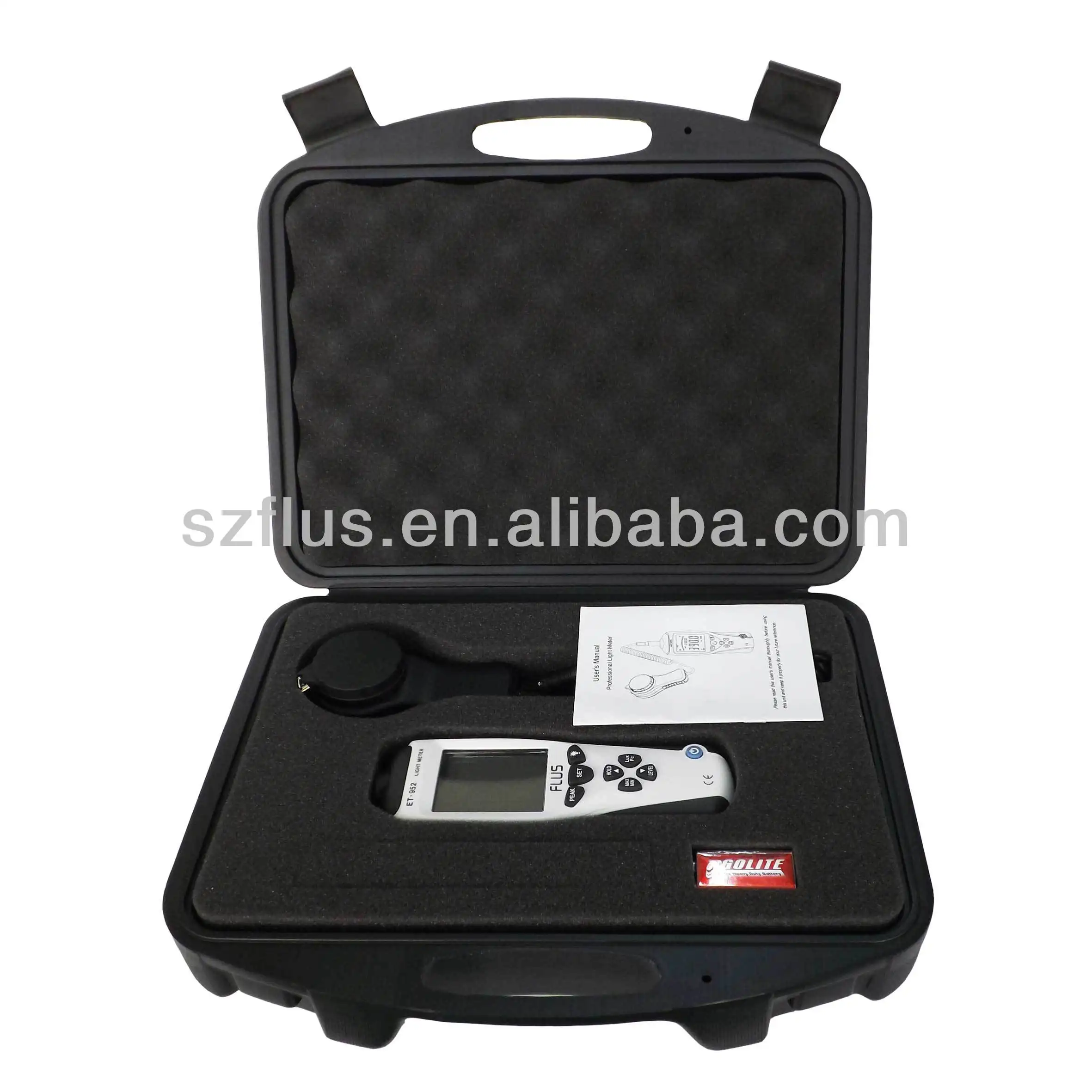 LCD Professional Display Handheld Digital Lux Light Meter Photometer Up to 10 000 Lux Portable Light Meter