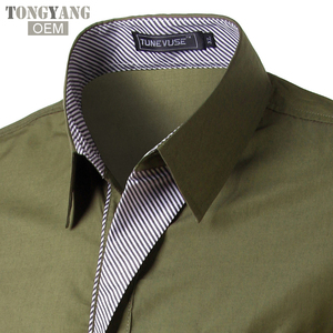 TONGYANG New Fashion Brand Camisa mascolina camicia a maniche lunghe uomo coreano Design sottile formale Casual camicia da uomo - Product Image 6