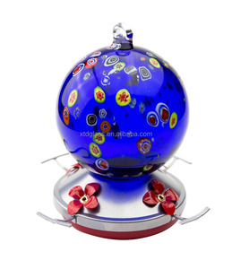MUSE GARDEN glass hummingbird feeder wholesale - Product Image 1