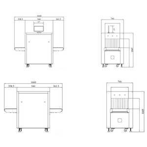 Pública rayos X equipaje del aeropuerto o luggagescanner en Kazajstán Kenya Jordania <span class=keywords><strong>Kampuchea</strong></span> - Product Image 6