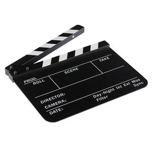 Tv Film Vidéo Ardoise Acrylique Clap - Product Image 1