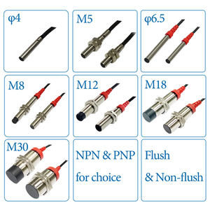 M12 짧은 바디 플러시 2mm 감지 거리 PNP <span class=keywords><strong>3</strong></span> 와이어 금속 감지 센서 근접 유도 - Product Image 6