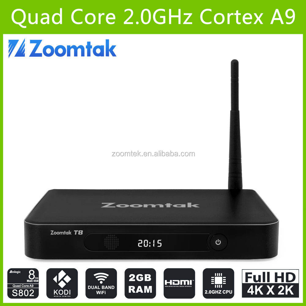 2015 android tv box quad core amlogic s802 internet decodificador de tv kodi android tv box