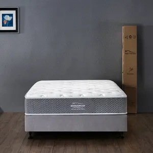 Made in China doppia dimensione in una scatola arrotolata cuscino in lattice top letto singolo ibrido materasso in memory foam doppio