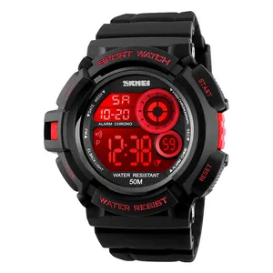 Funny Digital Watch Led Red Light Watches Reloj Sport Men Cheap Color Changing Watch Waterproof