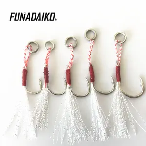 をクリックします。FUNADAIKO #12 13 14 15 16 17 18高炭素鋼日本フィッシュジグフックiseamaフィッシングフックシングルジギングアシストフック