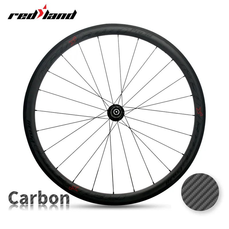 Redland Fietsonderdelen 700C Clincher Carbon Racefiets Wielset Ultra Light Carbon Wiel Fiets Velgen