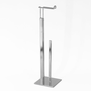 Porte-rouleau de papier hygiénique sur pied avec 4 rouleaux de rechange - Product Image 6