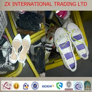 Singapore digunakan sepatu untuk pasar Kenya datar sepatu wanita digunakan