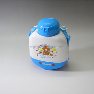Bouteille d'<span class=keywords><strong>eau</strong></span> ovale en plastique avec paille flexible 750ml, livraison gratuite - Product Image 1