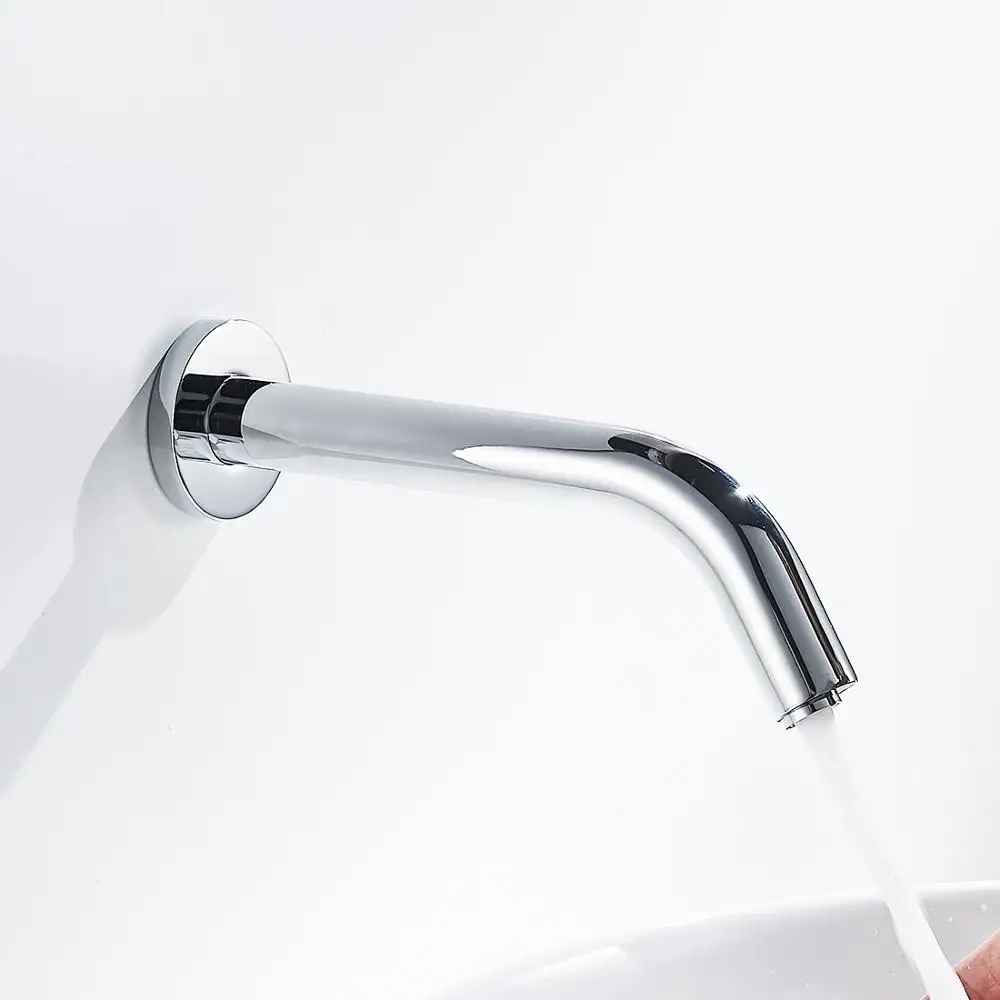 Concealed brass touchless single cold automatic sensor faucet for bathroom & kitchen