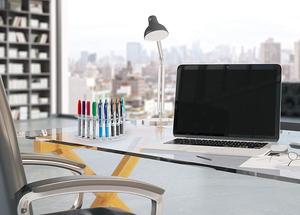 Support de rangement pour stylos en acrylique de forme lune, de qualité supérieure, tendance, vente chaude, support de <span class=keywords><strong>bureau</strong></span> en plastique pour stylos et <span class=keywords><strong>crayons</strong></span> - Product Image 6
