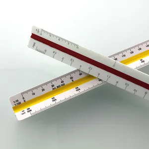 TR32525 plastic ARCHITECT triangular scale ruler