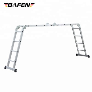 Thang Giàn Giáo Heavy Duty Nhôm Khổng Lồ 12 Feet Đa Mục Đích Gấp Bước Mở Rộng - Product Image 5