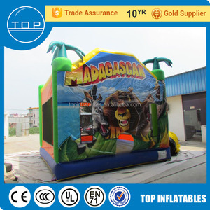 Golden Supplier moonwalks cheap single home haunted castle inflatable made in China - Product Image 1