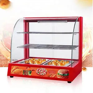Heißer Verkauf Catering-Ausrüstung Elektrisches Glas Food Warmer Display Showcase