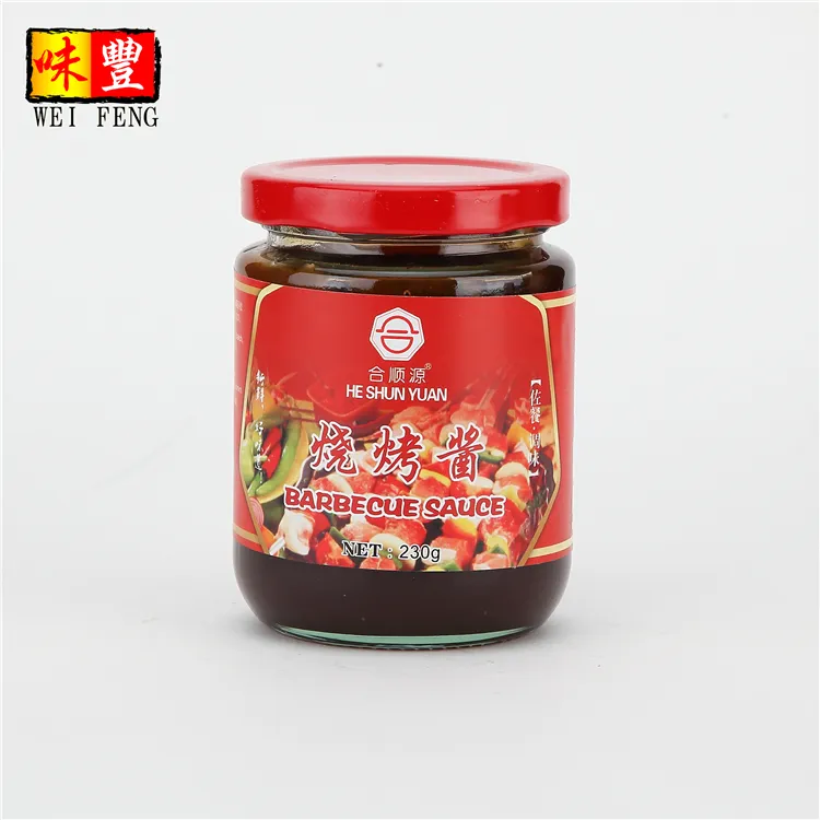 Cina Bumbu Botol Kaca Bbq Saus Barbekyu