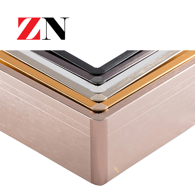 2021 Новые бесплатные образцы алюминиевых плинтусов для защиты стен кухонного шкафа