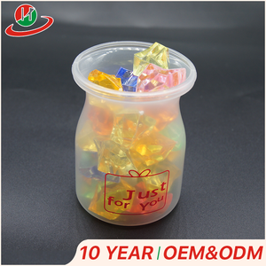 Grado Alimenticio personalizado impreso PP desseert pudín JAR <span class=keywords><strong>110</strong></span> ml leche yogur de plástico con tapa - Product Image 5