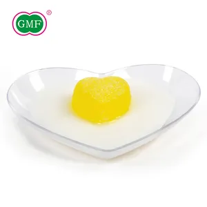 Plato suave con forma de corazón para postre, plato transparente para postre - Product Image 1