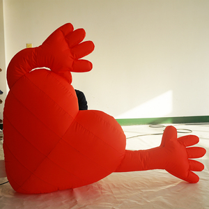 Guirlande lumineuse gonflable de couleur rose, magnifique fleur de plafond, pour décorations de Concert - Product Image 2