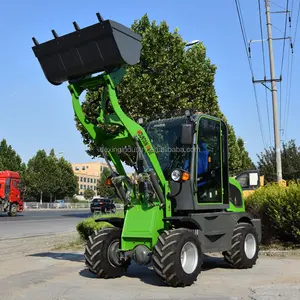 חדש עיצוב ZL08F ארבעה גלגל כונן מיני גלגל Loader עם CE