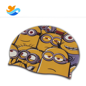 Tùy Chỉnh In 100% Silicone Mũ Bơi Không Thấm Nước Cho Bơi Lội - Product Image 2