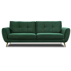 Hot sale european designs living room 3 seater mid century sofa