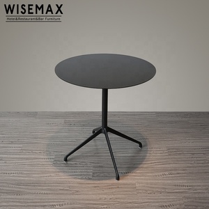 WISEMAX FURNITURE <span class=keywords><strong>Table</strong></span> basse <span class=keywords><strong>carrée</strong></span> moderne pour <span class=keywords><strong>salle</strong></span> <span class=keywords><strong>à</strong></span> <span class=keywords><strong>manger</strong></span> de restaurant, <span class=keywords><strong>table</strong></span> basse de café en métal blanc pour extérieur <span class=keywords><strong>avec</strong></span> plateau en ABS - Product Image 5