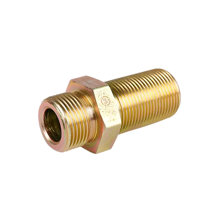 Swagelok Twin Ferrules Male Connector hydraulic pipe fittings Brass ss304 ss316l pipe fitting double hose nipple