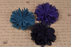 2,75 "Vieira colmena bailarina gasa del pétalo flores bebé vendas <span class=keywords><strong>de</strong></span> La Flor infantil tocado Reina del bebé - Product Image 5