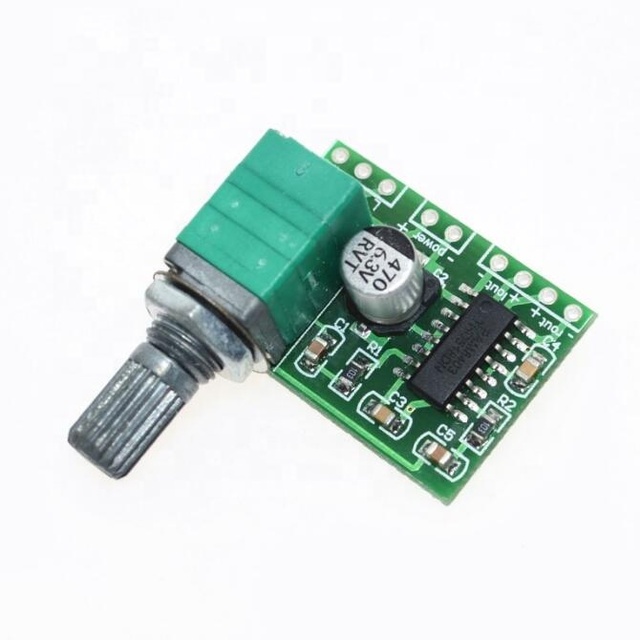PAM8403 5V Power Audio Amplifier Board 2 Channel 3W W Volume Control USB Power