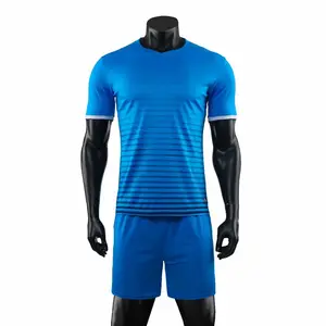 Tayland Ucuz Boş özel futbol forması % 100% Polyester Toptan Süblimasyon Gençlik Futbol Forması