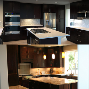 Gabinetes Para Cocinas, barato, importado, apartamento, Espresso, armario de cocina, de China - Product Image 2