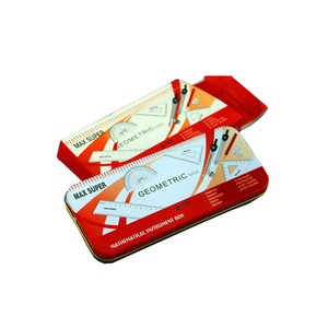 Boîte <span class=keywords><strong>max</strong></span> d'instruments <span class=keywords><strong>math</strong></span>ématiques, boîte d'outils <span class=keywords><strong>math</strong></span>ématiques, outils géométriques, ensemble de <span class=keywords><strong>math</strong></span>ématiques, 10 pièces - Product Image 3