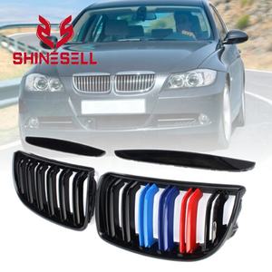 กระจังหน้าทรงไตคู่แบบสามสี 1 คู่ สำหรับรถยนต์ BMW ซีรีส์ 3 รุ่น E90 E91 ปี 2005 2006 2007 - Product Image 5