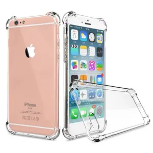 Wholesale Shockproof phone case soft tpu high clear mobile phone cases for iphone 13 12 11 xs max x for Samsung s21 20