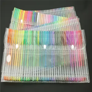 New Arrival Quality Gel Ink Pens、Neon Pastel Metallic GlitterとGlitter Neon 160 Colors Gel Pens Set