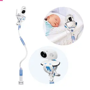 Attache-téléphone portable pour chambre à coucher, bureau, cuisine, Flexible, caméra, support Compatible avec support de moniteur pour bébé et étagère - Product Image 1