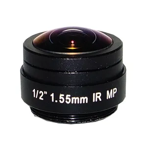 High Resolution Fixed Iris 1.55mm Mega Pixel Fisheye Lens