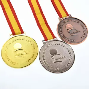 Золотая медаль на заказ, металлический медаль на заказ