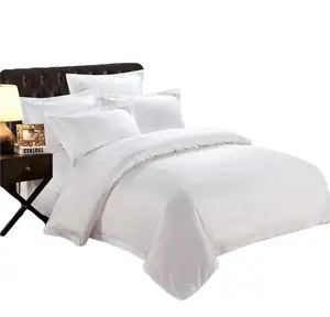 White hotel camera biancheria da 330TC lenzuola di alta qualità duvet copre