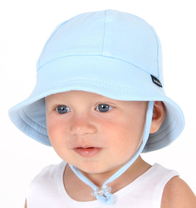 2019 vendite calde cappello di protezione solare per bambini bambini ragazzi ragazze a tesa larga cappello da gioco estivo in cotone cappello a secchiello per bambini con sottogola - Product Image 2