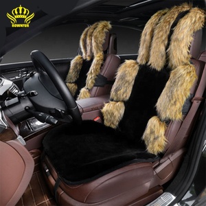 <span class=keywords><strong>Coprisedili</strong></span> <span class=keywords><strong>universali</strong></span> <span class=keywords><strong>personalizzati</strong></span> Rownfur cuscini in pelliccia sintetica di alta qualità per accessori auto anteriori con Logo - Product Image 1