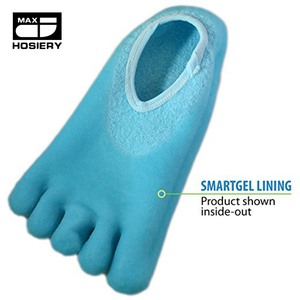 5Toe Gel <strong>Moisturizing</strong> <strong>Socks</strong> for Dry Feet, Cracked Heels, Calluses, Damaged Cuticles and Rough Skin - Product Image 4