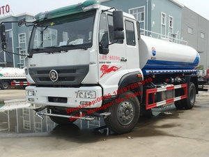 Camion d'eau Howo avec tête de pulvérisation, réservoir d'eau 10000l, grosse remise - Product Image 4