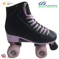 Chaussures de patins à roulettes en PU à rebond élevé, empeigne blanche, plaque en aluminium, camion, quad, patins à roulettes