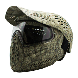 Helm Paintball Camo Headshield dengan Masker Penutup Kepala Penuh dan Perlindungan Kacamata dengan Lensa Cermin Emas - Product Image 5